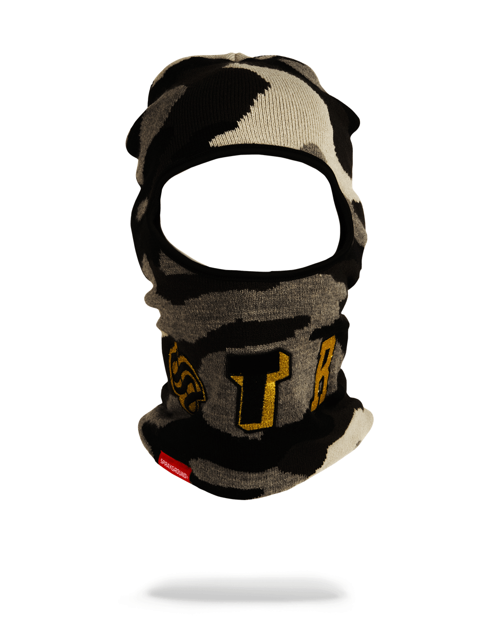 SPRAYGROUND® SKI MASK DESTROY SKI MASK (GOLD CAMO)